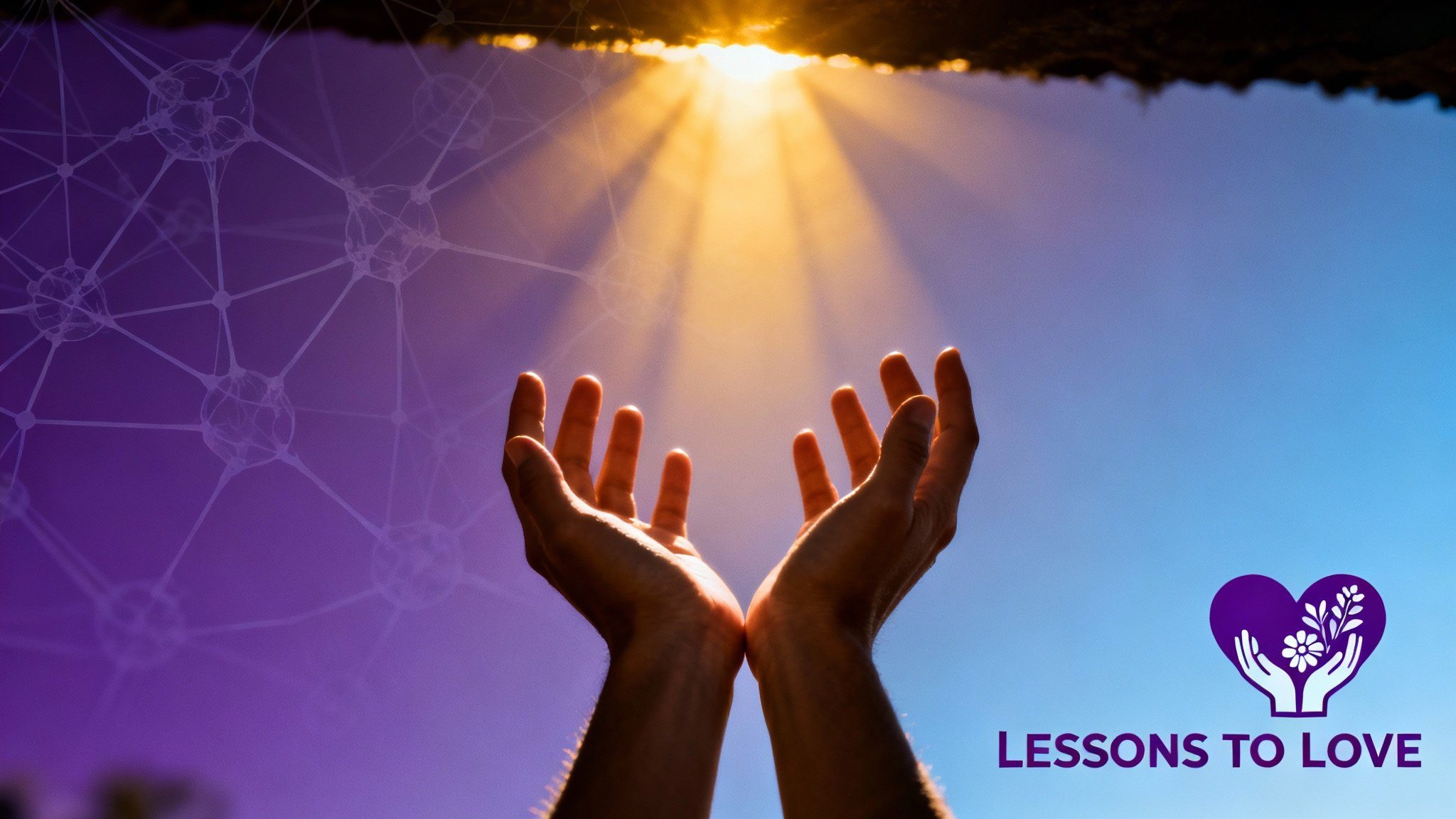 Compassionate mental health support concept showing hands reaching toward light representing porn addiction treatment and recovery options